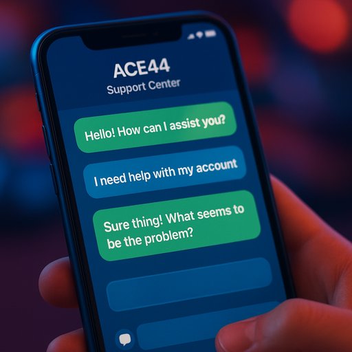 ACE444 সহায়তা কেন্দ্রের চ্যাট
